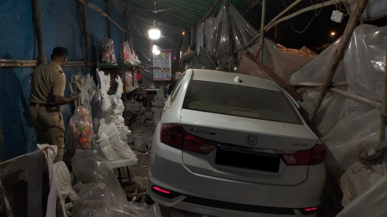 A legal case has been initiated against the vehicle driver at the MHB police station in Borivali