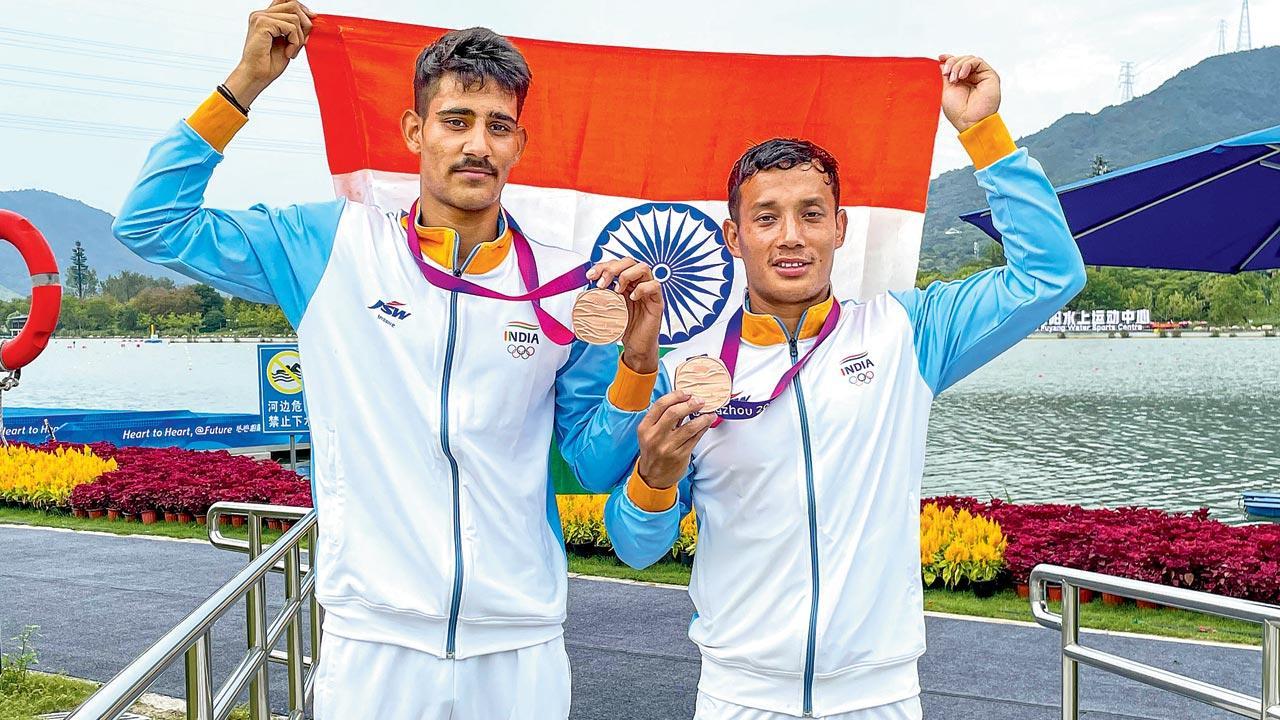 Canoe: Arjun-Sunil win India’s first medal