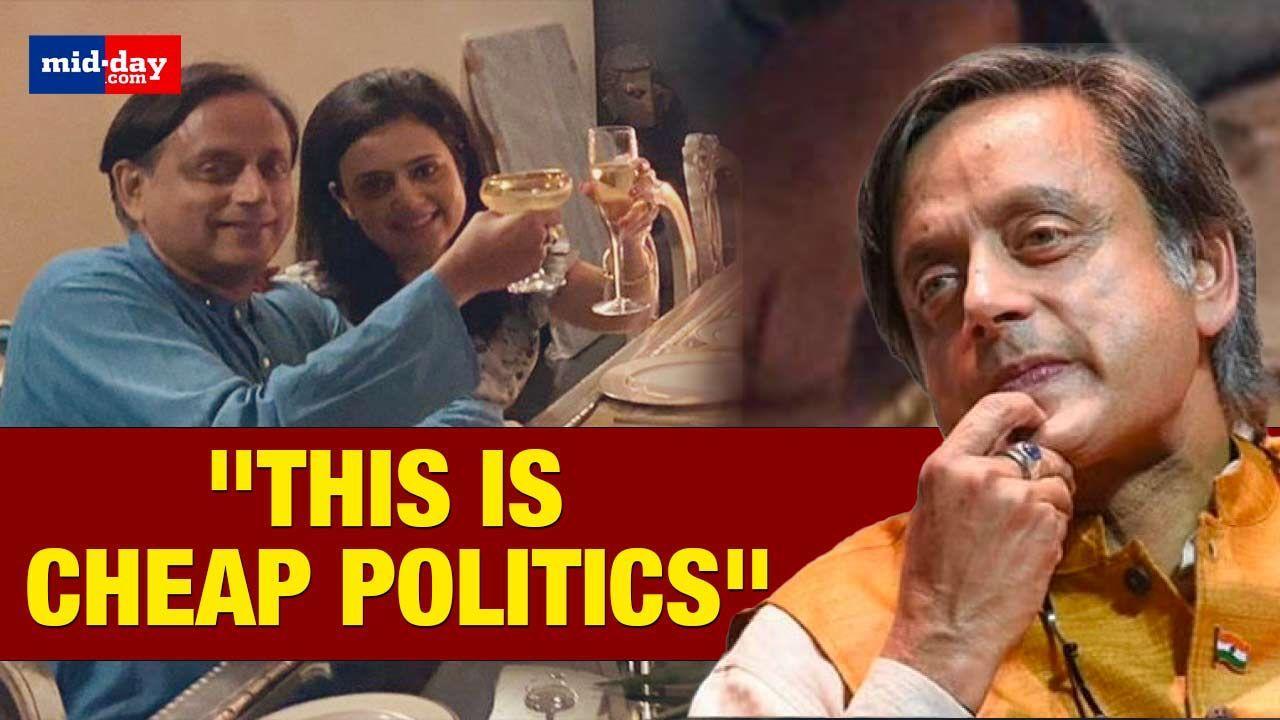 Shashi Tharoor breaks silence on viral photos with Mahua Moitra, calls it  cheap politics