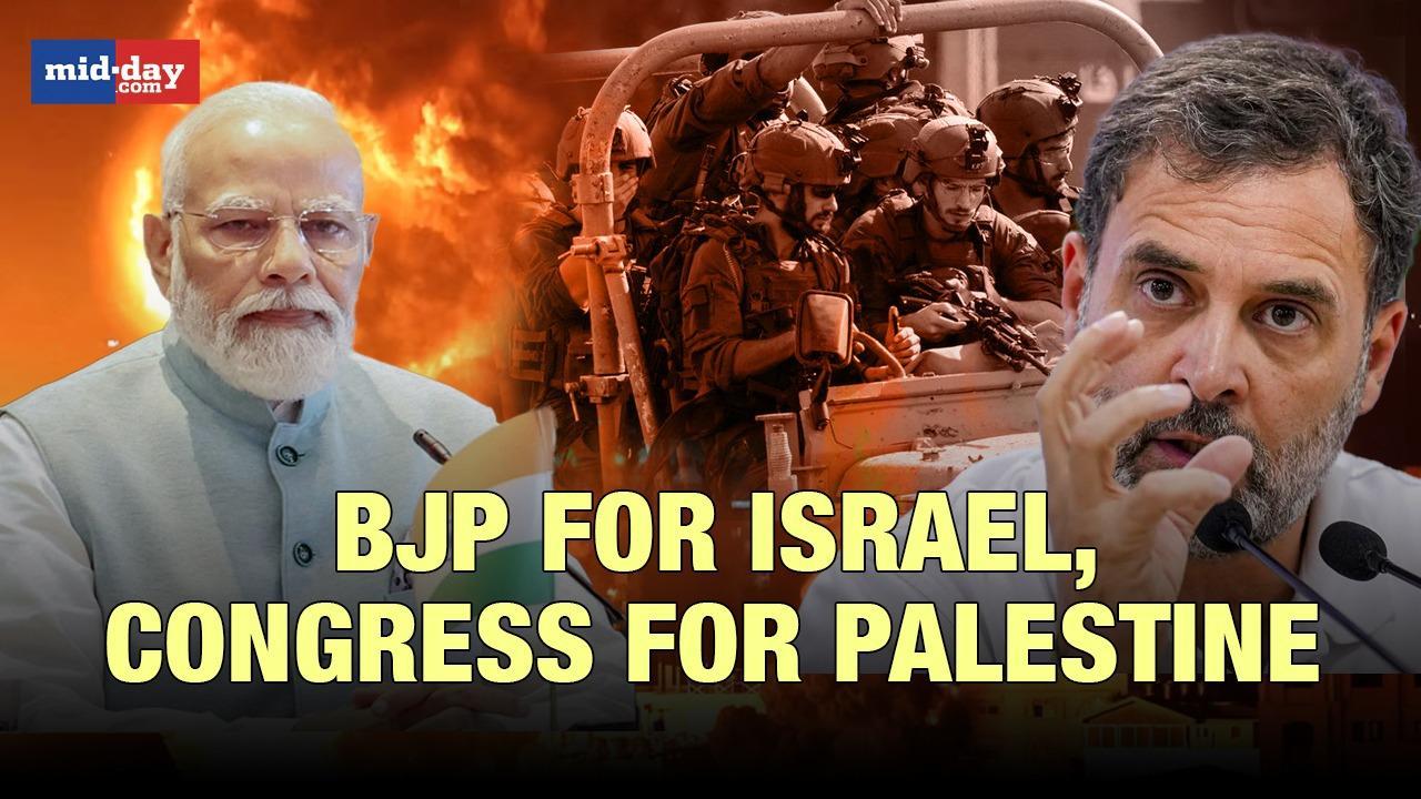 Israel-Palestine conflict: BJP backs Israel, Congress stands with Palestine