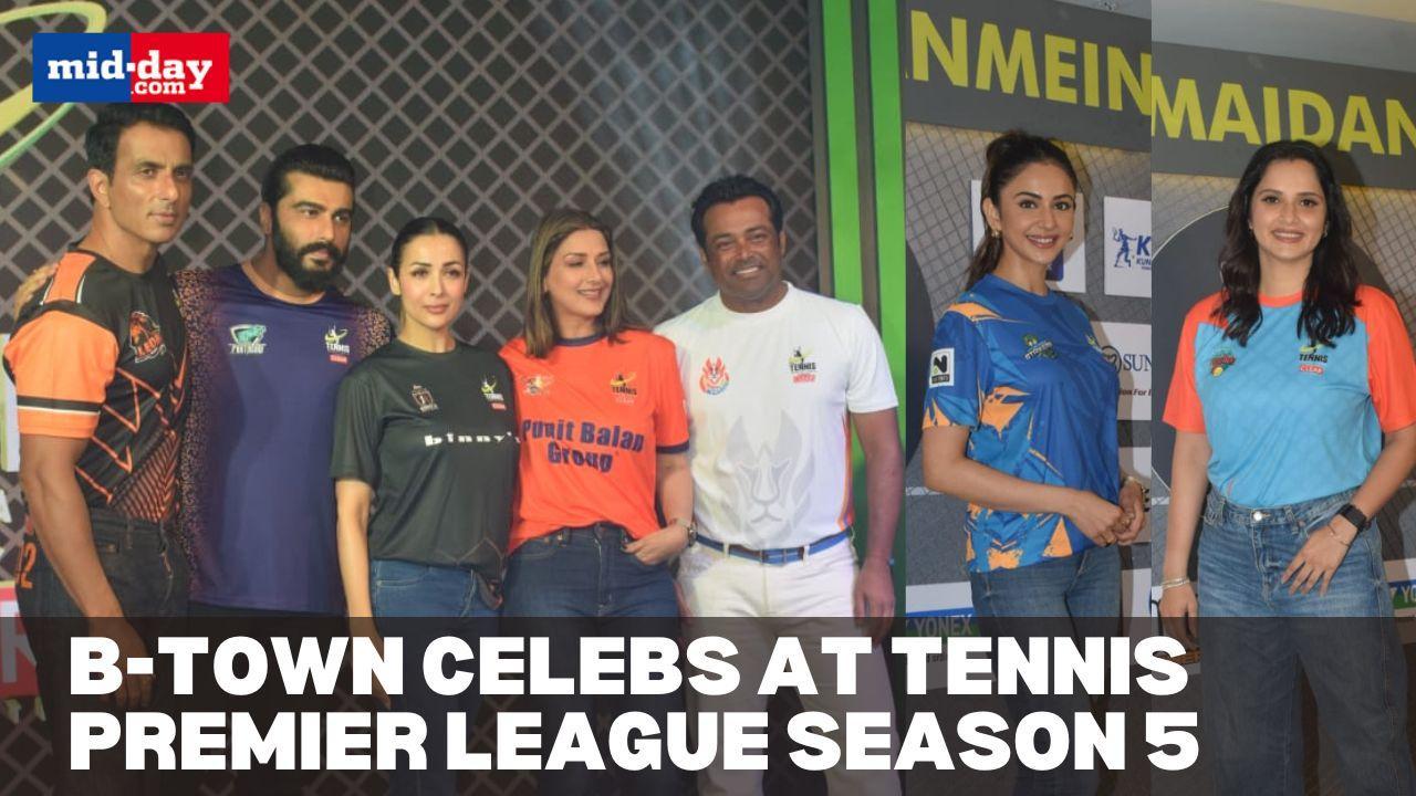Malaika Arora, Arjun Kapoor and Sonu Sood attend Tennis Premier League auction