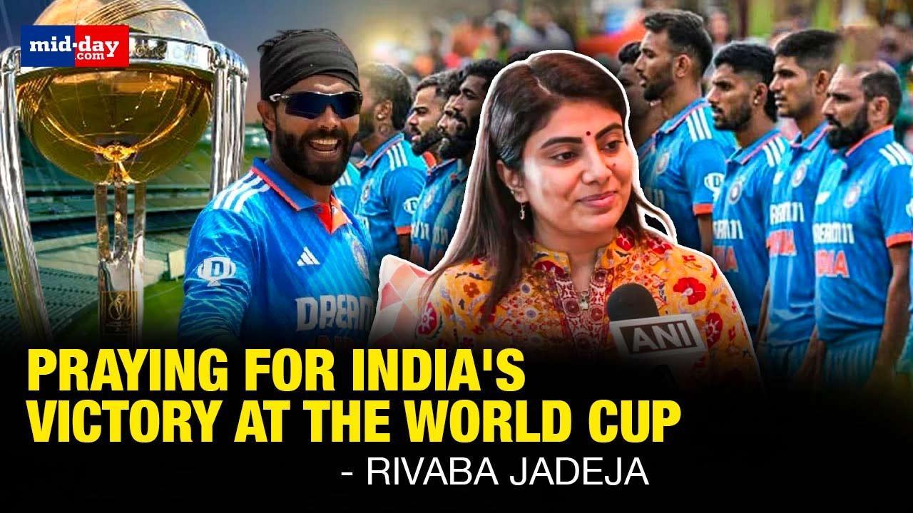 World Cup 2023: Ravindra Jadeja’s wife Rivaba Jadeja Prays For India's Victory