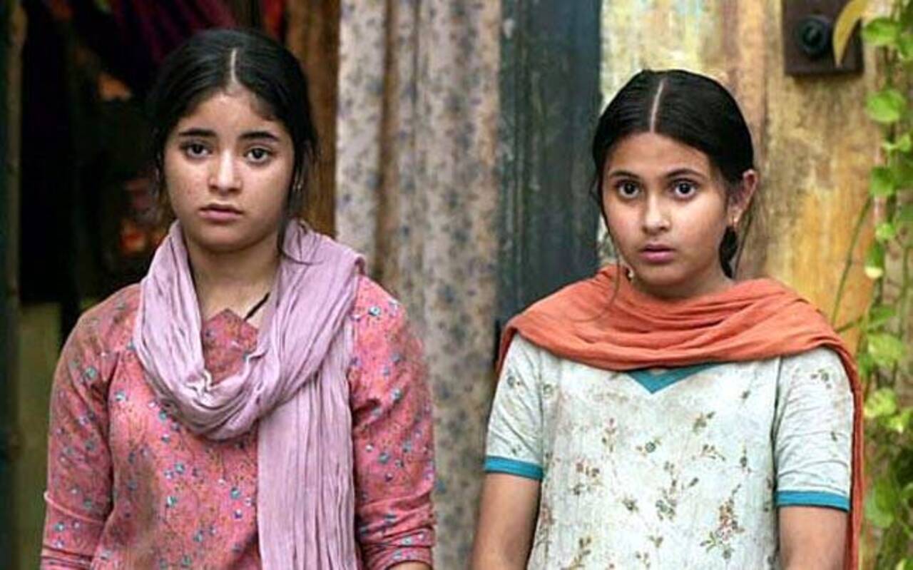 Suhani Bhatnagar and Zaira Wasim in Dangal: 
The young girls essayed the childhood of the protagonist Babita and Geeta Phogat in the film and our equally credited for the success of the film