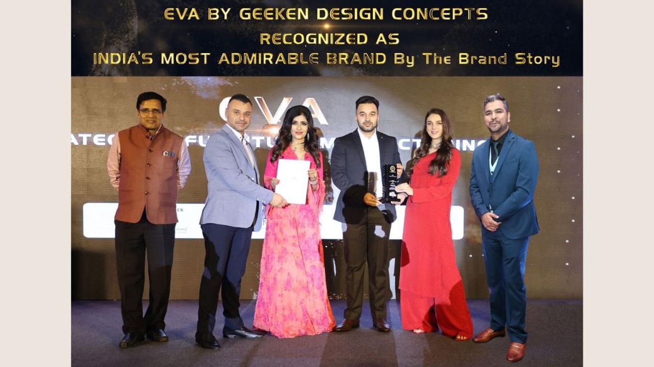 EVA By GeeKen Design Concepts. RECOGNIZED AS INDIA'S MOST ADMIRABLE BRAND By The Brand Story