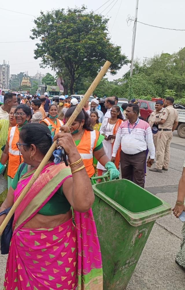 `Swachhata Hi Seva` campaign in Dharavi