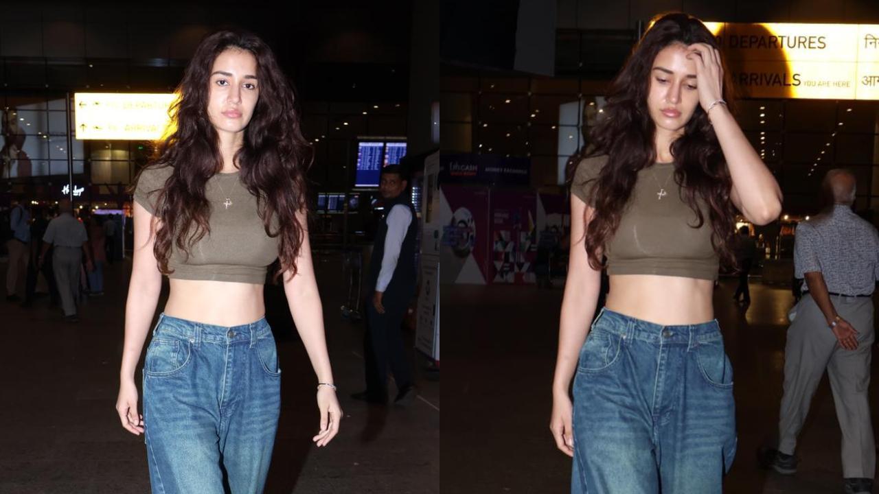 Disha Patani gets stopped by airport security, video goes viral 