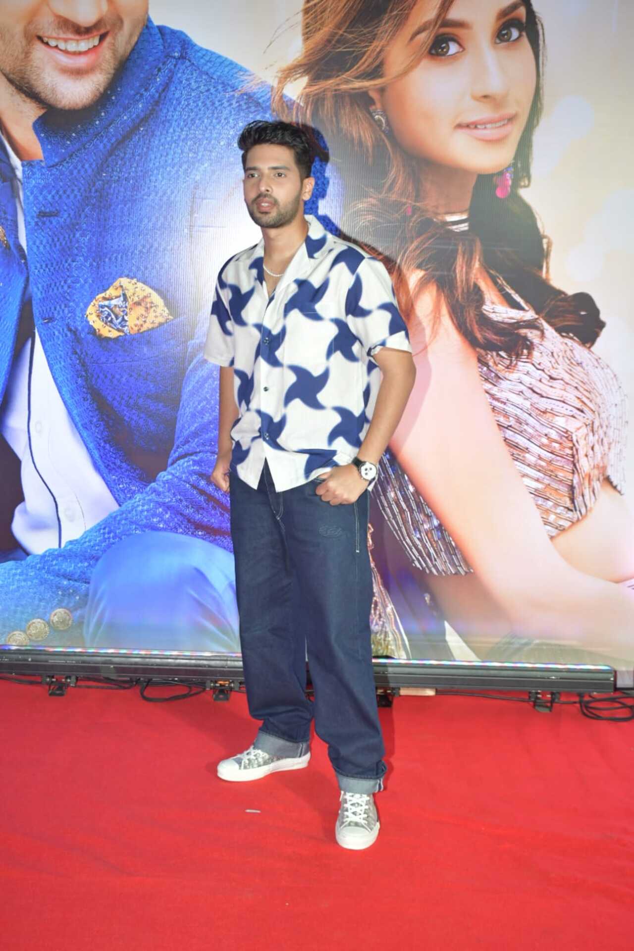 Armaan Malik came solo to the premiere