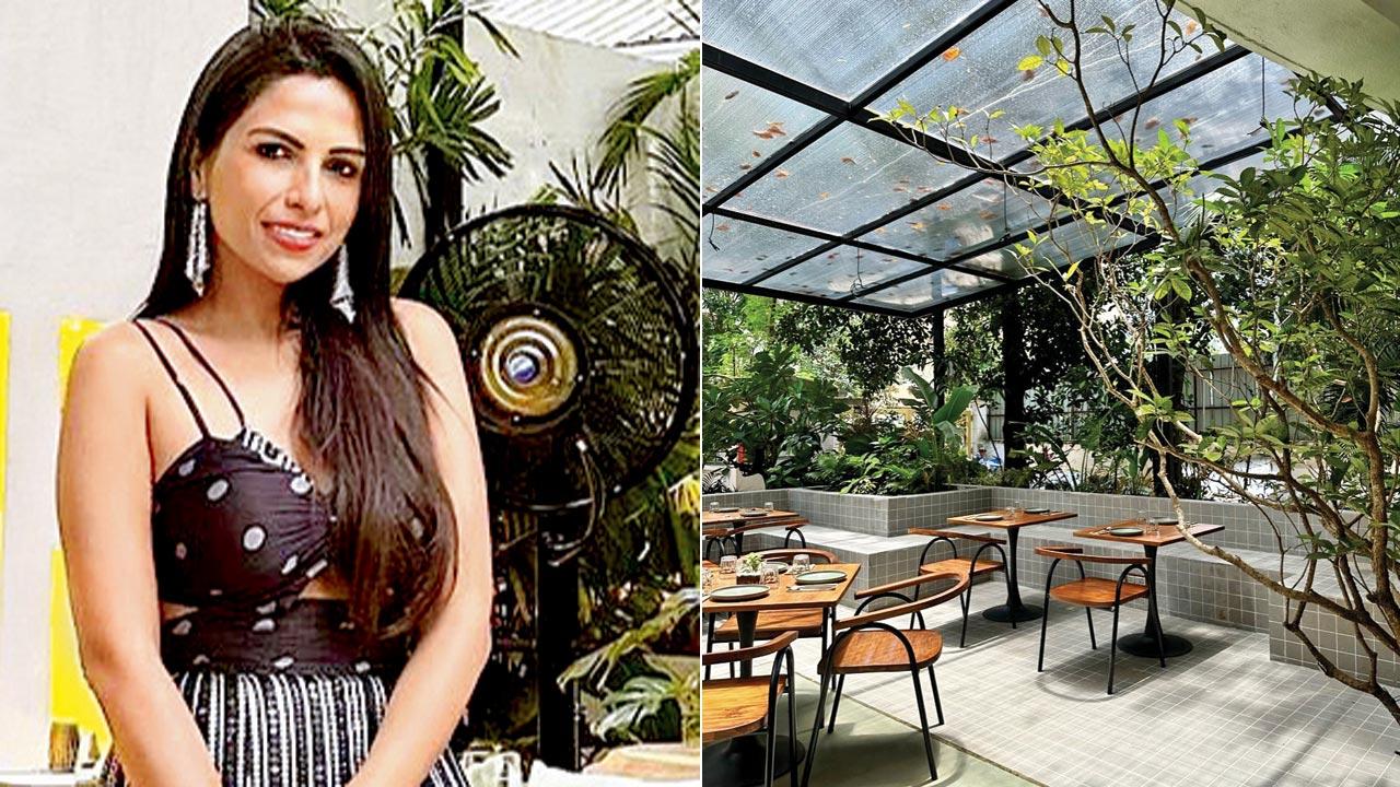 Karishma Sakhrani; (right) The new pet-friendly space is to meet-up, co-work and converse
