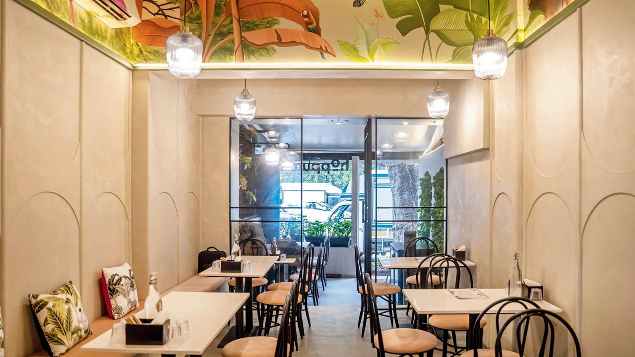 The interiors of the new space