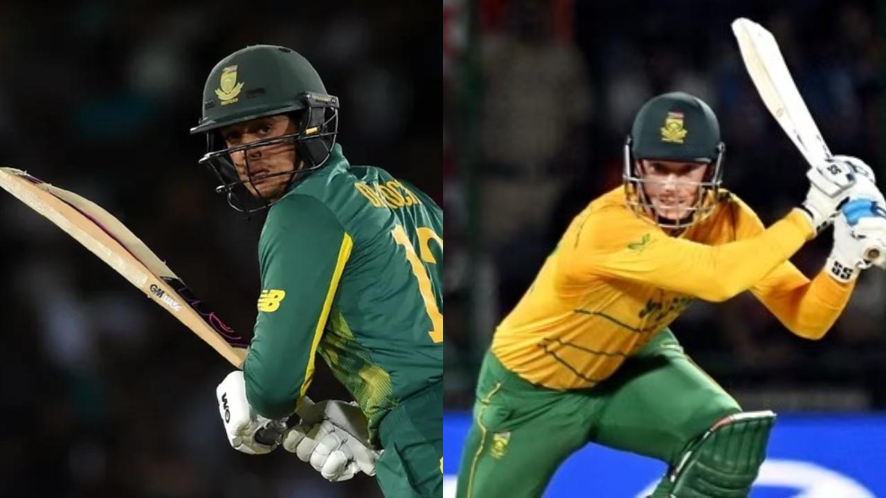 Quinton de Kock and skipper Temba Bavuma opened the innings for South Africa. With the fall of the early wicket of Bavuma, Rassie van der Dussen came to bat at no.3. Quinton de Kock and Rassie van der Dussen both played a fabulous innings of 100 runs in 84 balls and 108 runs in 110 balls, respectively