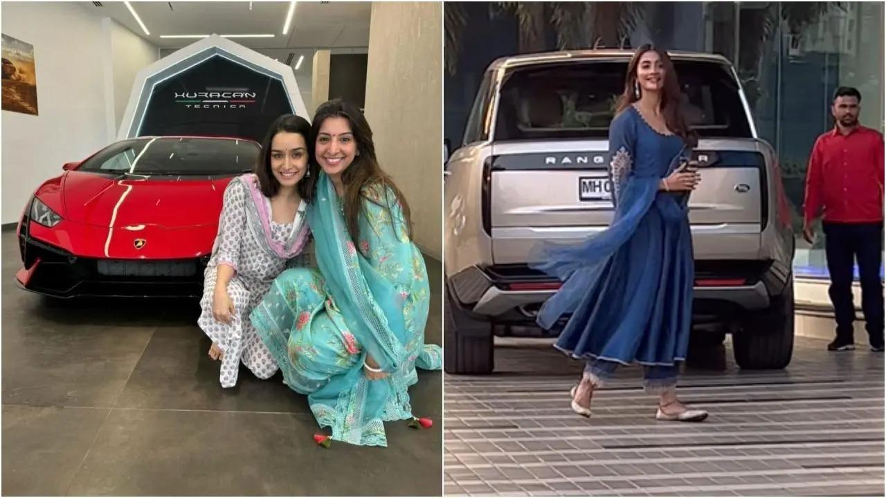 On Dussehra 2023, Shraddha Kapoor purchased a new Lamborghini Huracan Tecnica worth Rs. 4 crores. Pooja Hegde was spotted with her Range Rover. Read more