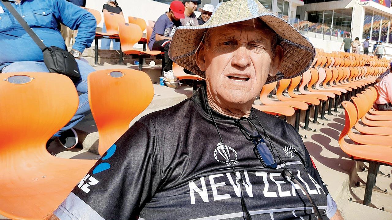 NZ supporter Paul Tolich