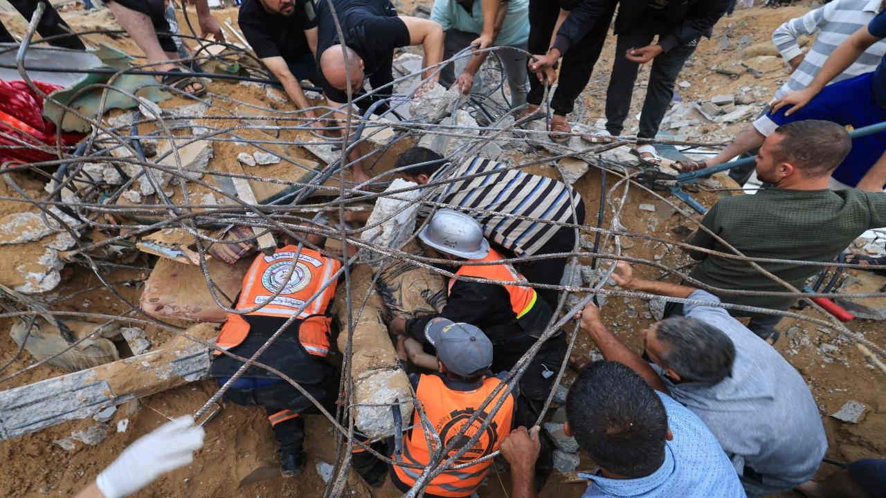 The U.N. agency for Palestinian refugees said six of its workers have been killed in the Israel-Hamas war, bringing the total to 35 dead since Oct. 7. In a statement late Monday, the agency, known as UNRWA, said 18 other workers were wounded. UNRWA said it found shrapnel in its facilities in the Bureij camp and in Nuseirat in central Gaza from Israel's bombardment of nearby areas Sunday.