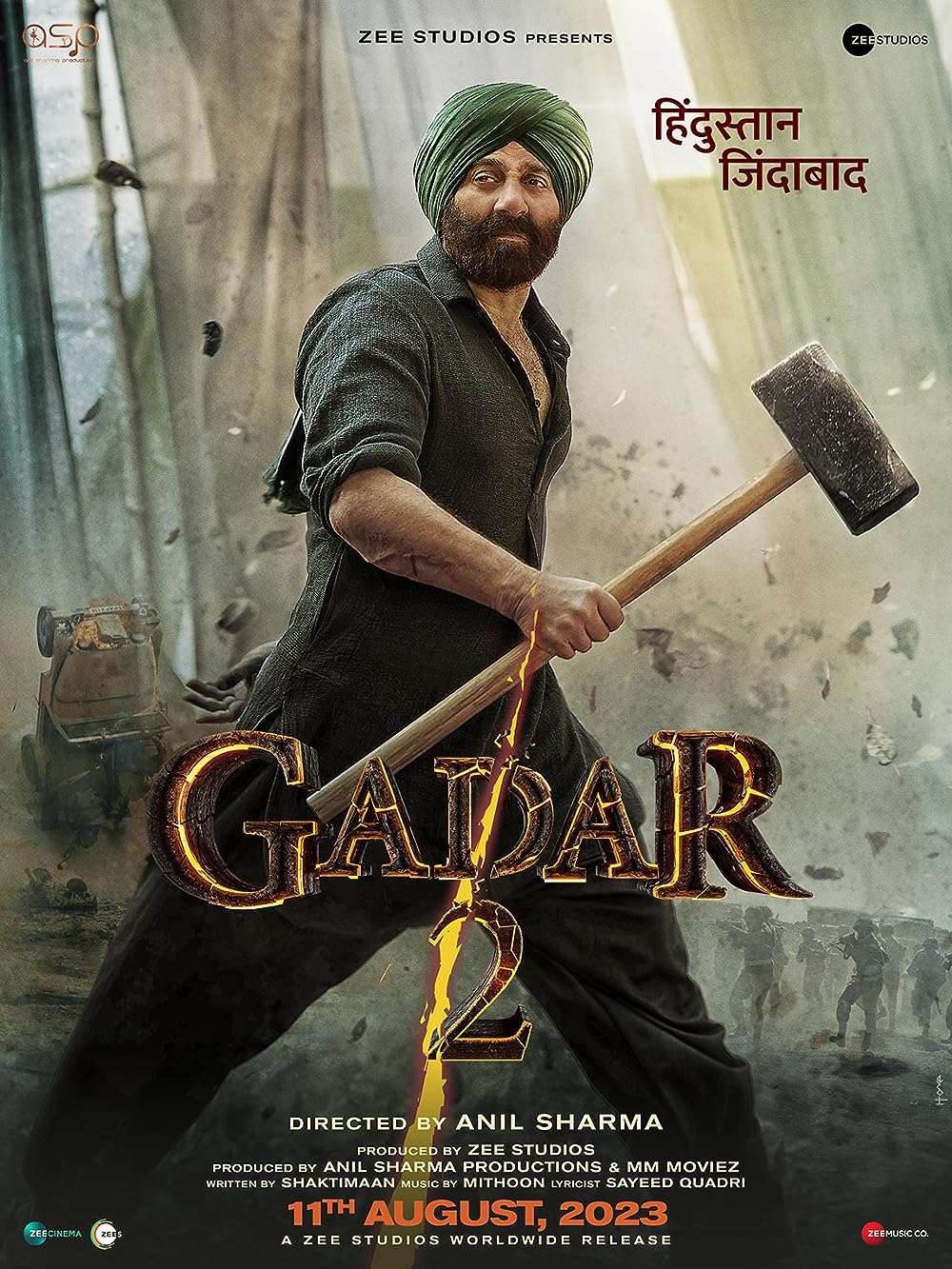 Gadar 2 (October 6) - Streaming on Zee5October 6 is officially the release date for Gadar 2's digital premiere. The actioner stars Sunny Deol in the lead and collected over Rs 500 crore at the box office. 