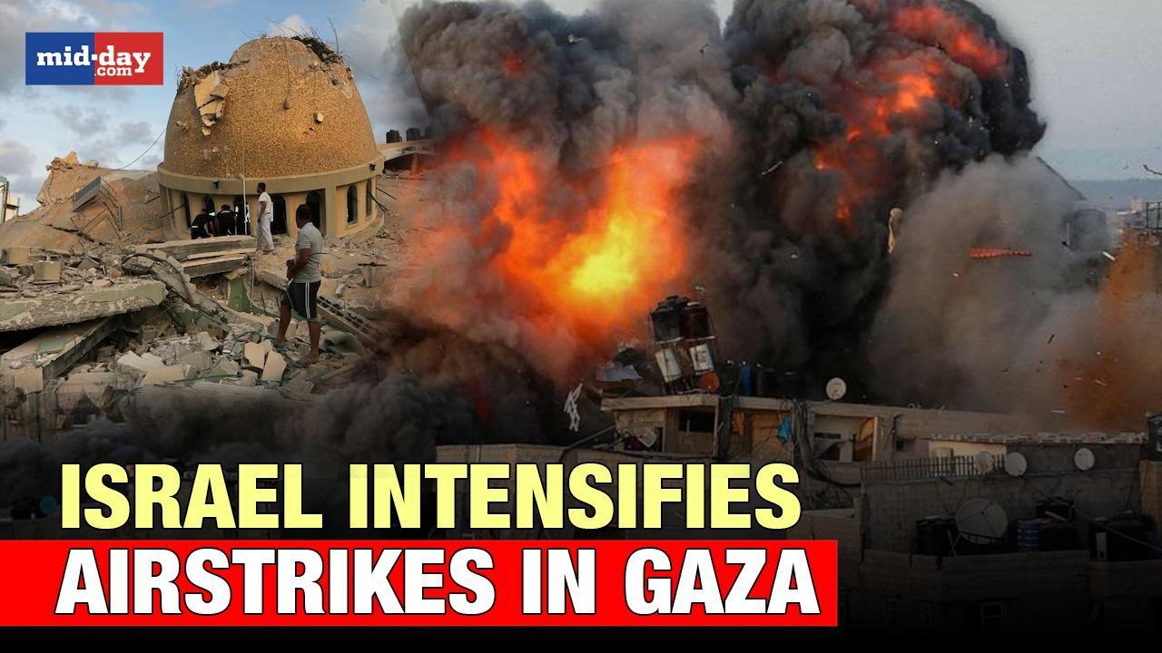Israeli air force increases intensity of airstrikes in Gaza