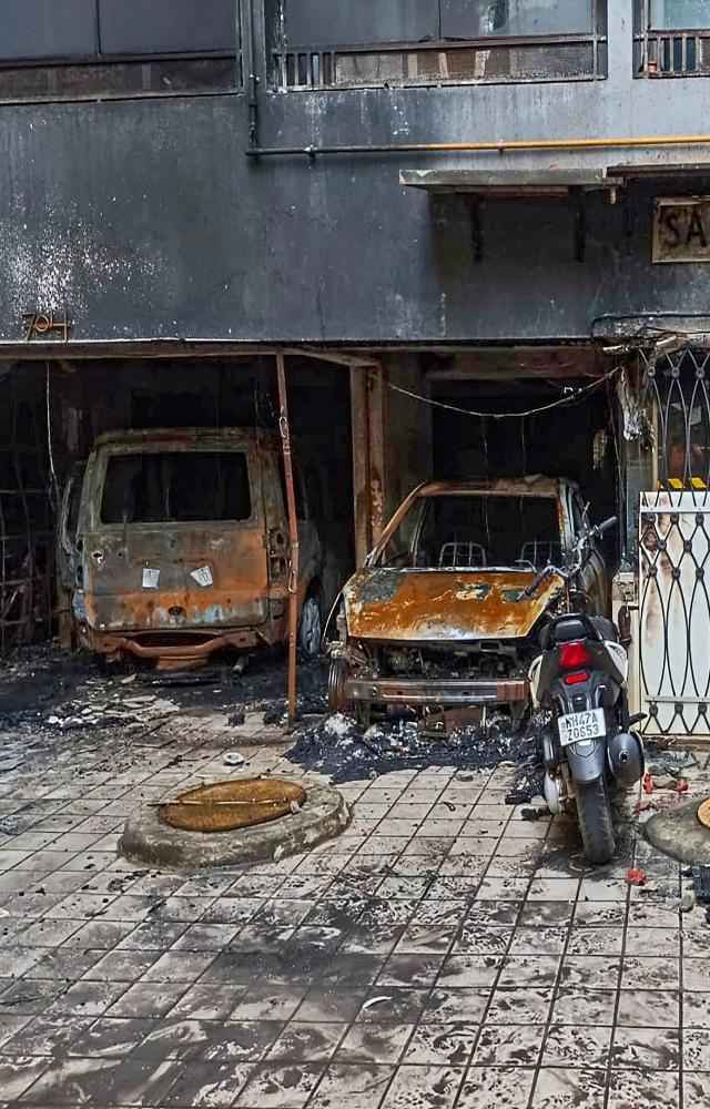 The incident was reported at 3.05 am on Friday at the Jay Bhavani building near Azad Maidan in Goregaon West