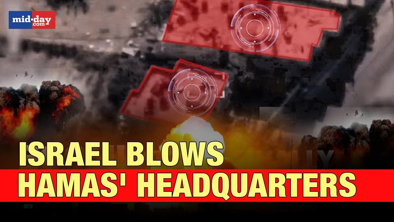 Israel-Hamas conflict: Israel Air Force destroys Hamas' headquarters