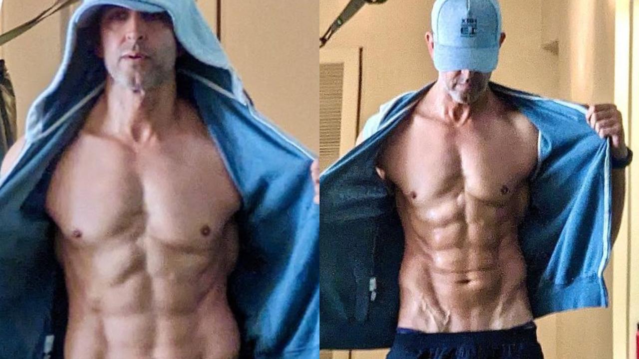 Hrithik Roshan posts rugged picture flaunting chiseled abs, thanks girlfriend Saba Azad for being a 'likeminded' partner