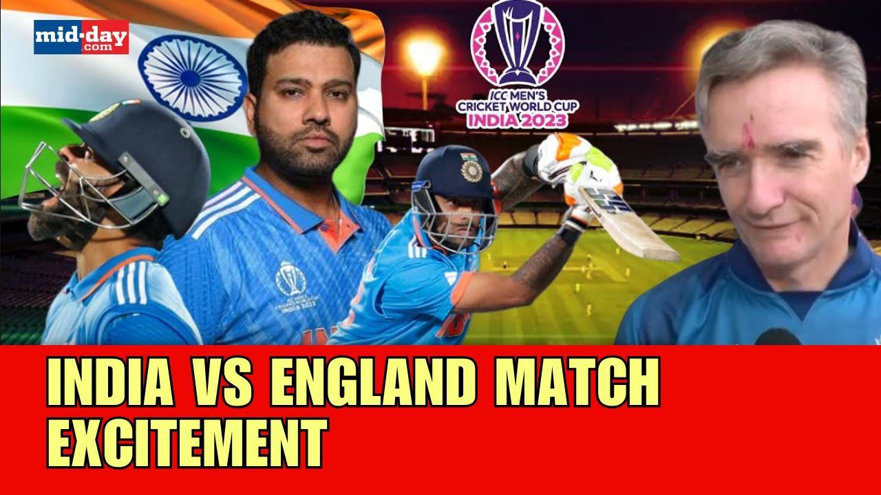 ICC World Cup 2023: Fans excited for India vs England match