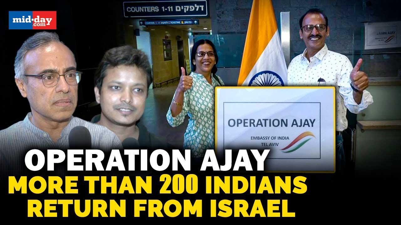 Israel-Palestine Conflict: First flight carrying 212 Indians lands from Israel