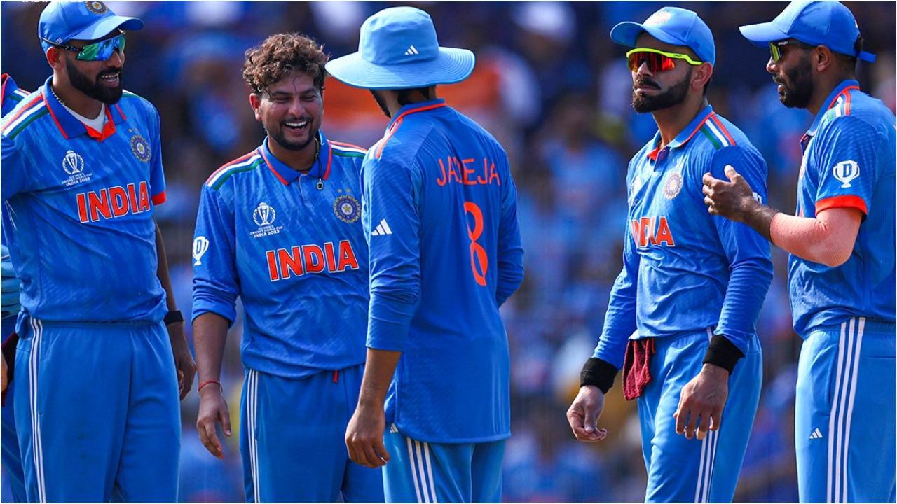 ICC World Cup 2023: India suffer dramatic top-order collapse, lose three wickets for two runs