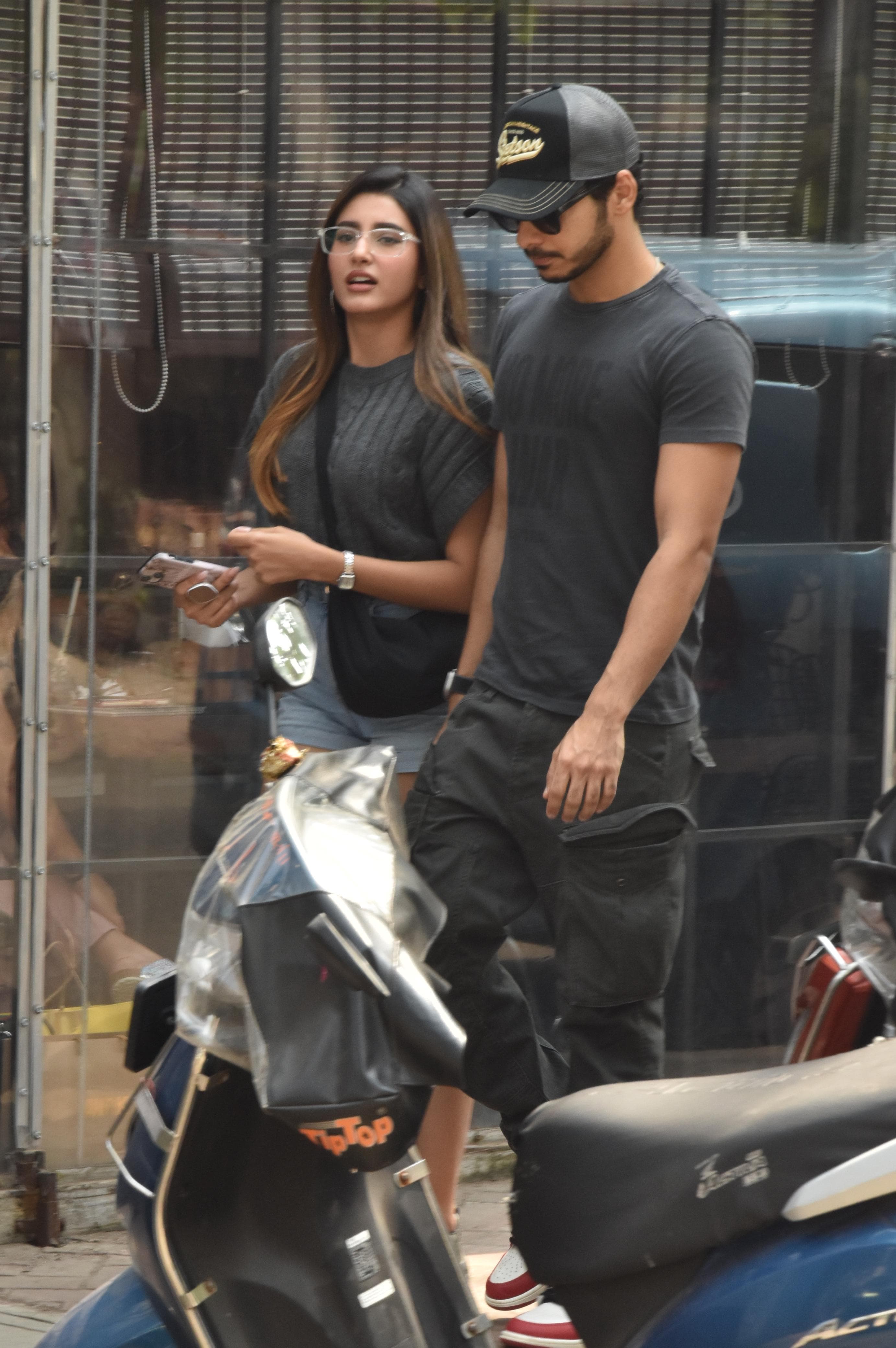 Ishan Khattar was spotted with a friend taking a stroll
