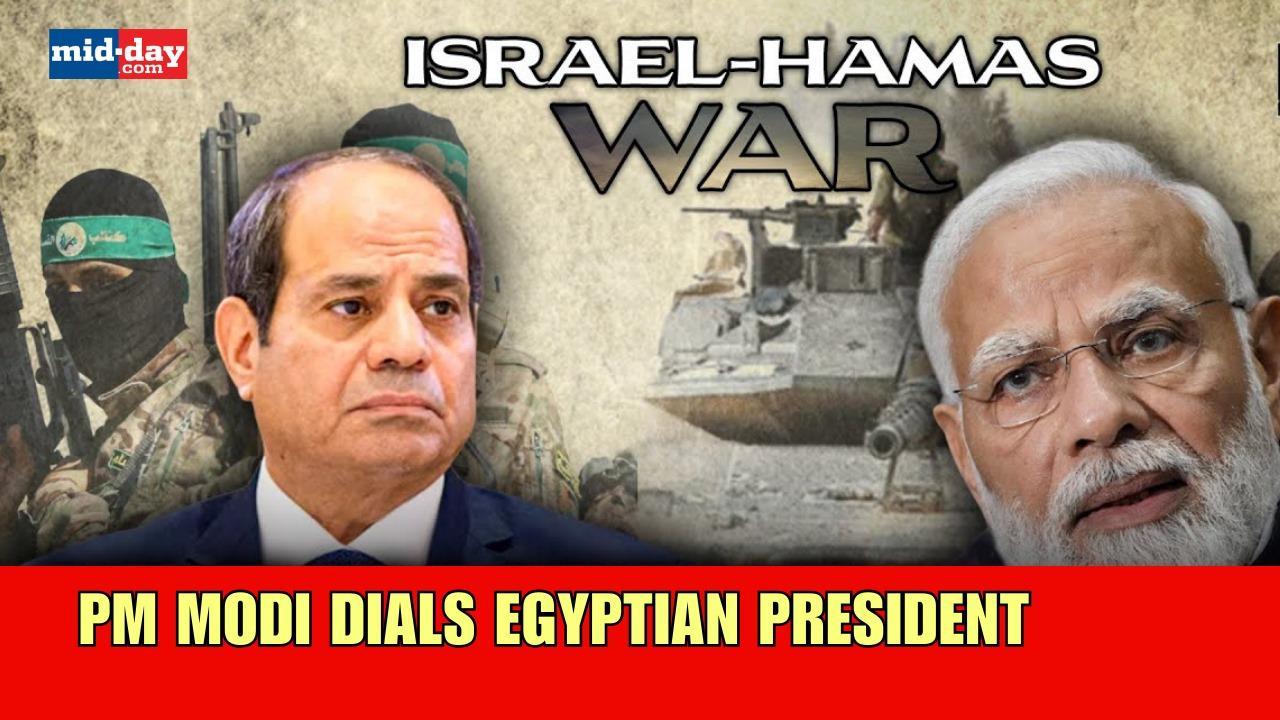 Israel-Hamas Conflict: PM Modi speaks with Egyptian President El-Sisi