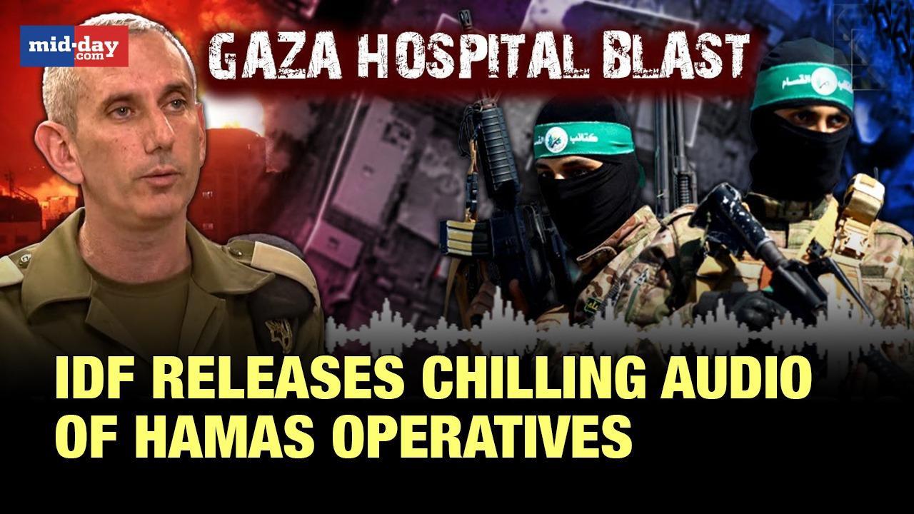  IDF releases audio of Hamas operatives talking about Gaza hospital blast
