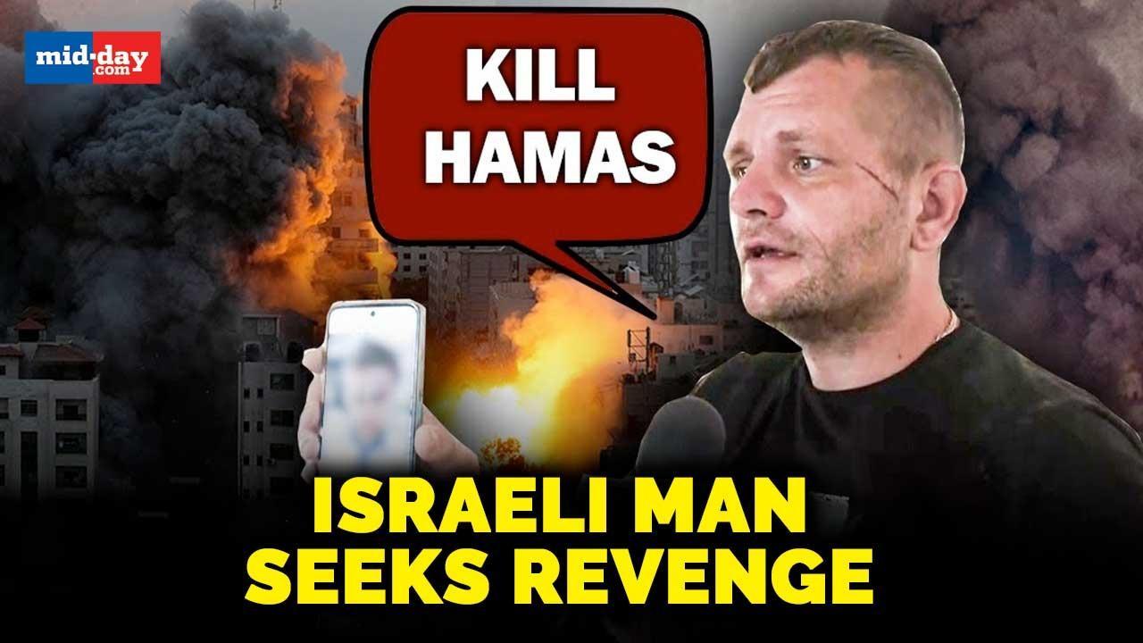  Israeli man seeks revenge as Hamas' attack leaves his child injured