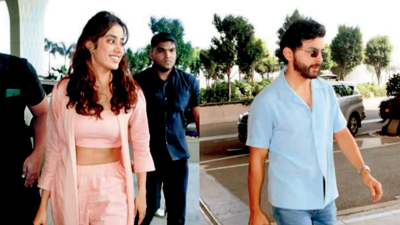 Janhvi Kapoor with boyfriend Shikhar Pahariya