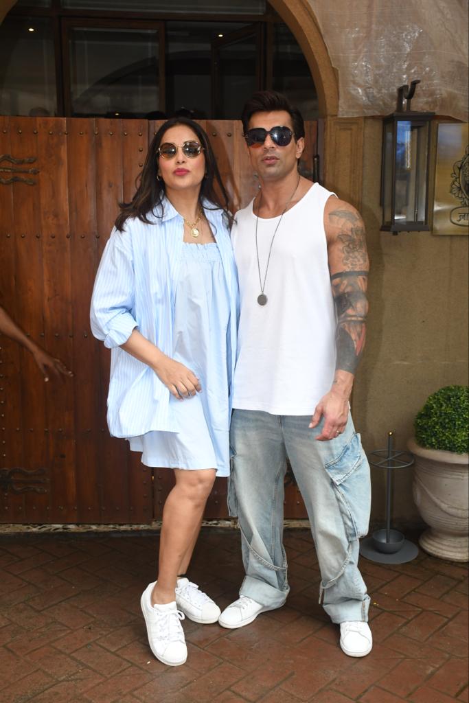 The couple looked stunning as they went out and about in the city