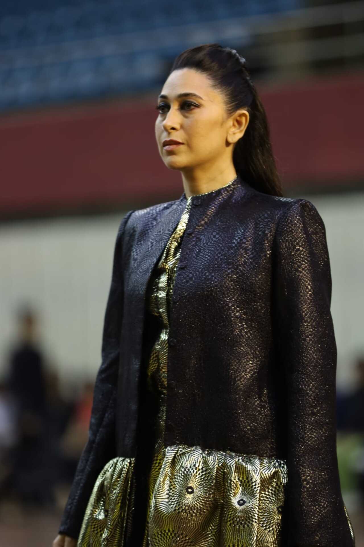 She represented Sanjay Garg's Raw Mango's collection, Children Of The Night