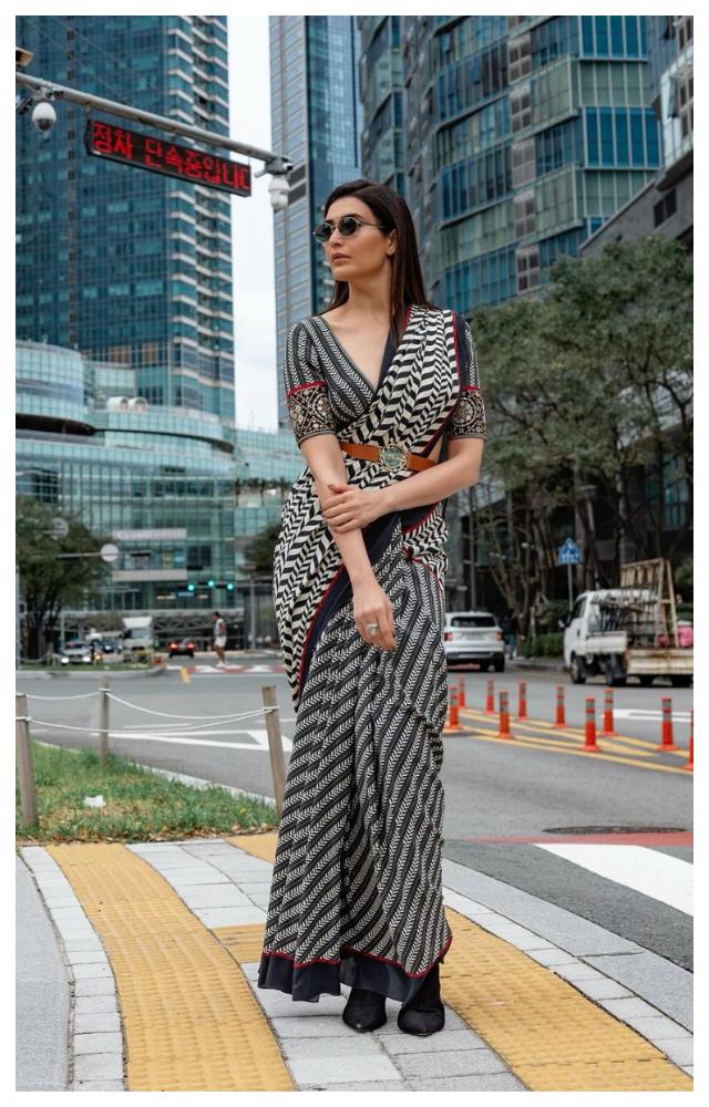 Actress Karishma Tanna attended the prestigious Busan Film Festival recently