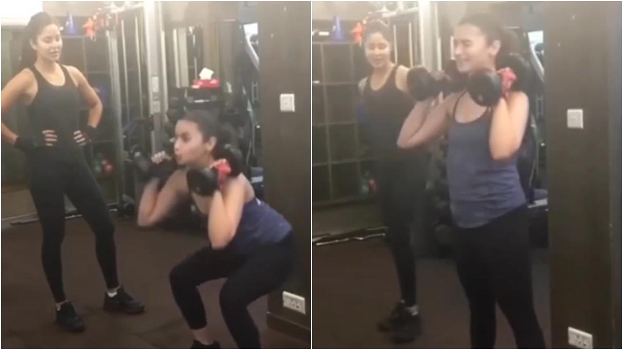Monday Motivation: When Katrina Kaif became Alia Bhatt's gym trainer!
