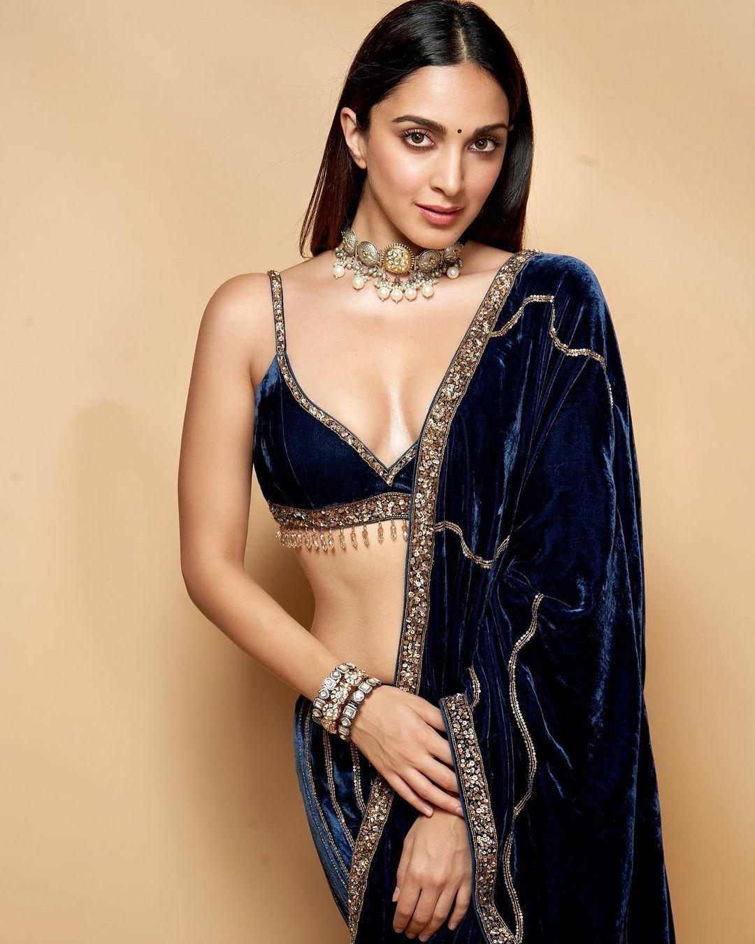 Kiara Advani's stunning blue lehenga for Navratri is a fashion sensation. The rich blue color and intricate embroidery make it a standout choice. It strikes a perfect balance between tradition and modern style, making it an ideal pick for the festive season. Kiara's ensemble sets a trend that's perfect for celebrating Navratri with style and elegance.