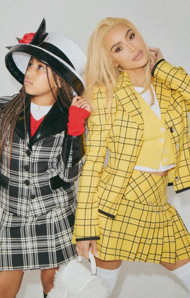 North West teamed up with her mom to emulate Cher and Dionne from `Clueless`