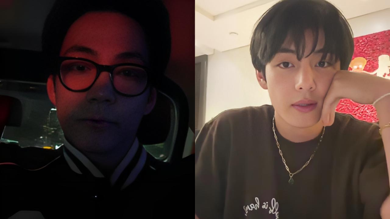 BTS: Kim Taehyung goes live to debut his black hair era, ARMYs call it the 'sexy nerd look'