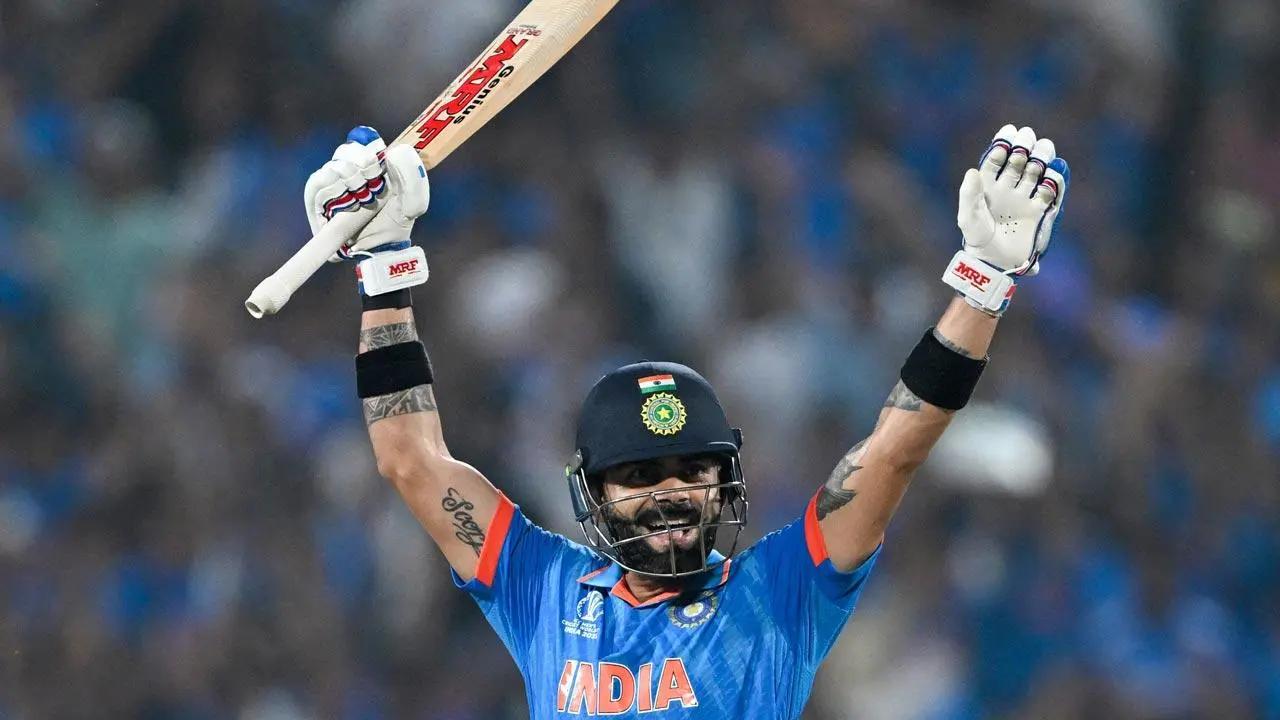 India's 'chase-master' took India to secure a win against Bangladesh, He smashed an unbeaten 103 runs in 97 balls and completed his 78th century in international cricket. He completed his century and scored winning runs by hitting a six at the end