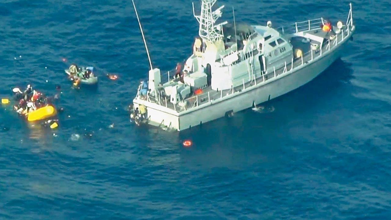 Libya’s coast guard rams into dingy carrying migrants