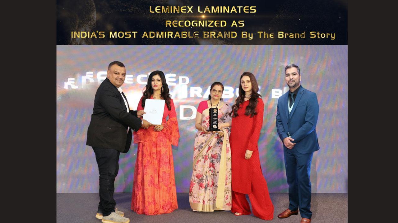 Leminex Laminates gets awarded as India's Most Admirable Brand 2023 by The Brand