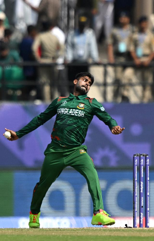 Bangladesh`s Mehidy Hasan picked 3 wickets of Afghanistan batters including Hashmatullah Shahidi, Rashid Khan and Mujeeb Ur Rahman