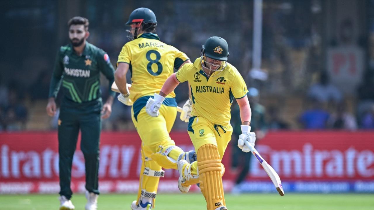 ICC World Cup 2023: Records galore as Warner & Marsh pummel Pakistan with brisk centuries