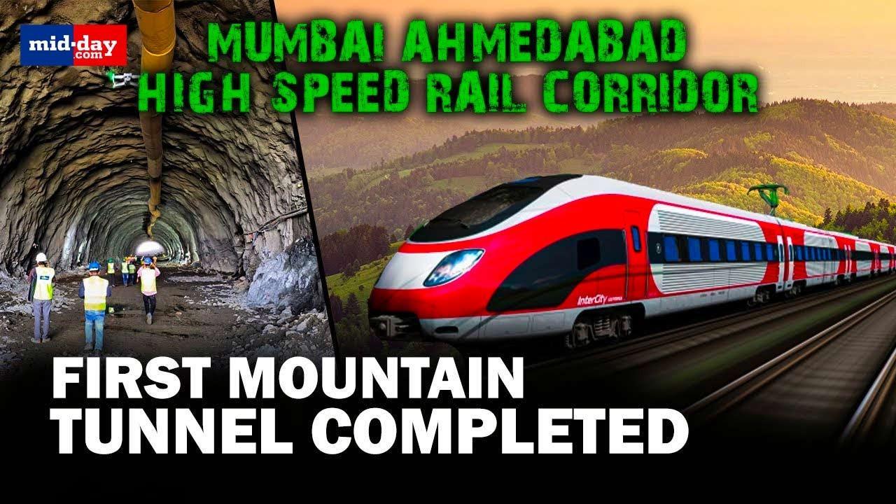 Mumbai-Ahmedabad Bullet Train: First mountain tunnel completed