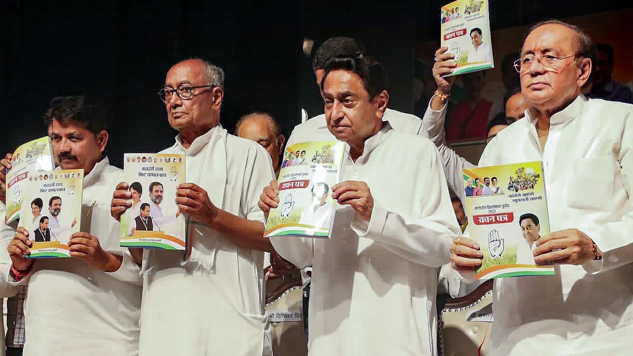 Madhya Pradesh elections 2023: Congress releases manifesto; promises 27 per cent OBC quota