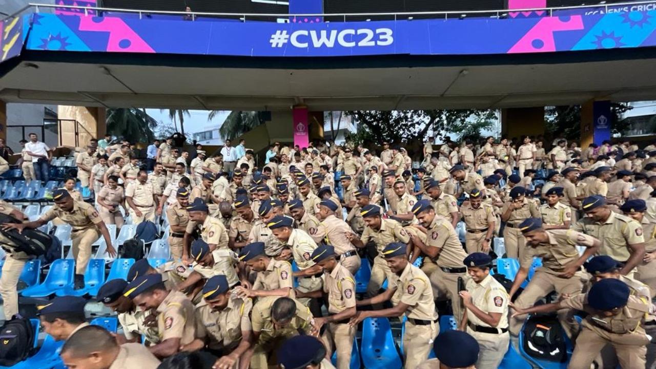 The police have also asked the spectators to inform about any suspicious object or person, if any, to the nearest security personnel