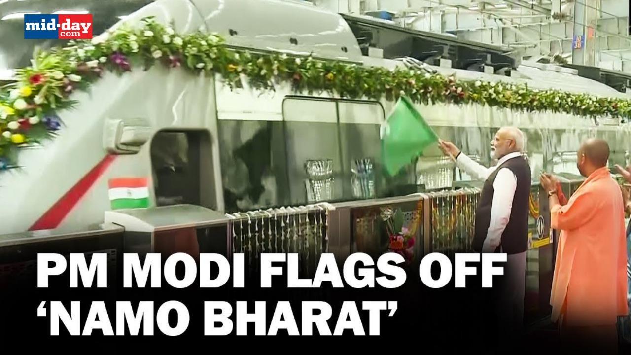 Namo Bharat: PM Narendra Modi flags off India’s first regional RapidX train