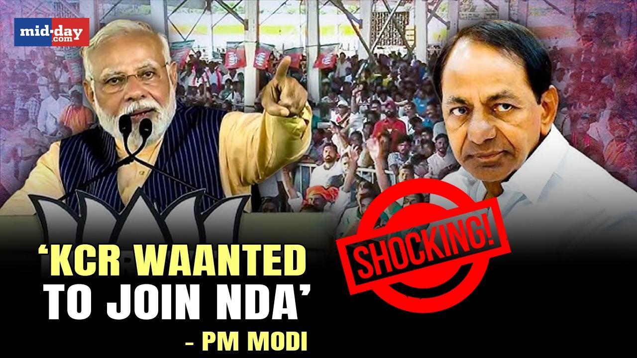 PM Modi reveals KCR wanted to join NDA govt