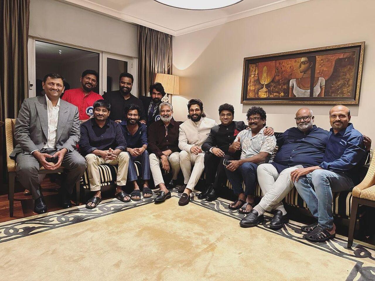 Several members of the Telugu industry, who won the National Award, came together for a lovely picture