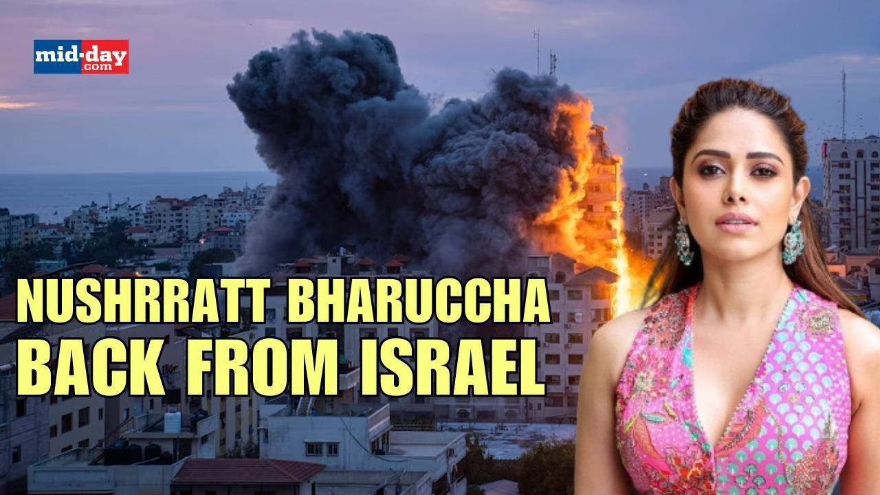 Hamas Attack: Actor Nushrratt Bharuccha rescued from Israel, lands in Mumbai