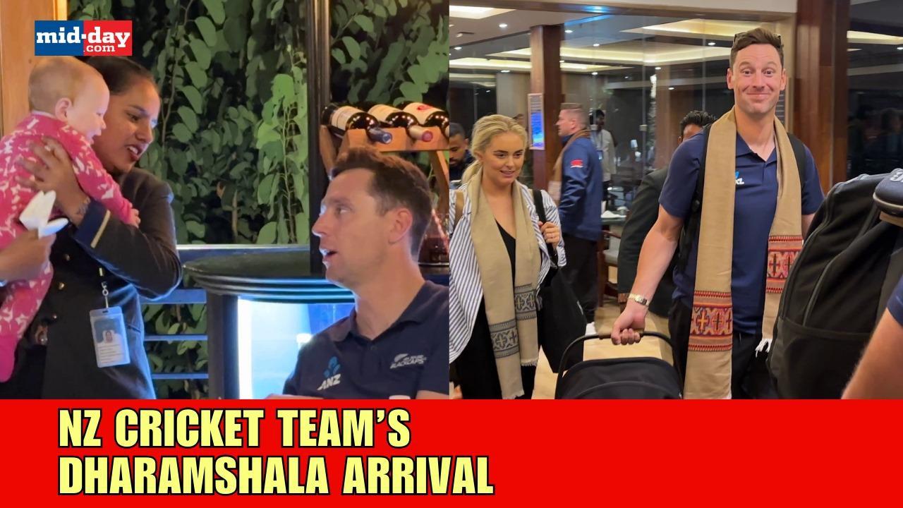 ODI World Cup 2023: New Zealand cricket players arrive in Dharamshala
